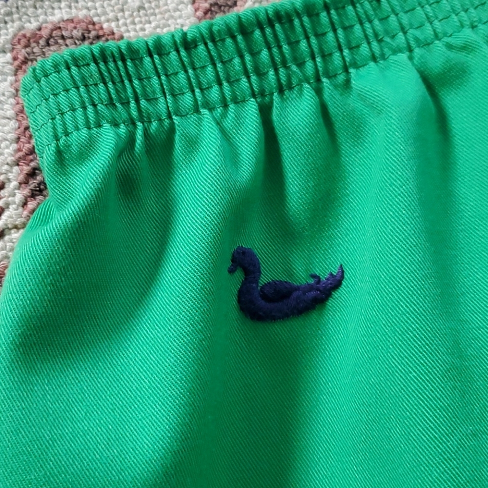 Vintage Preppy Skirt Duck Embroidery
